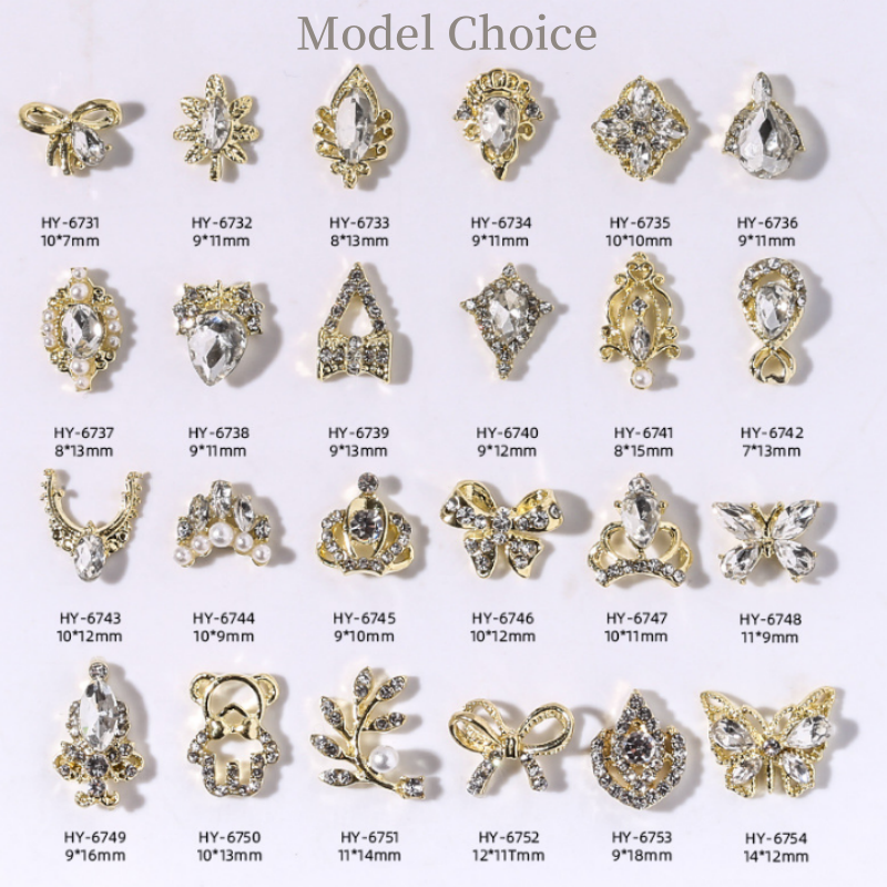 Alloy Pearl Nail Art Decoration